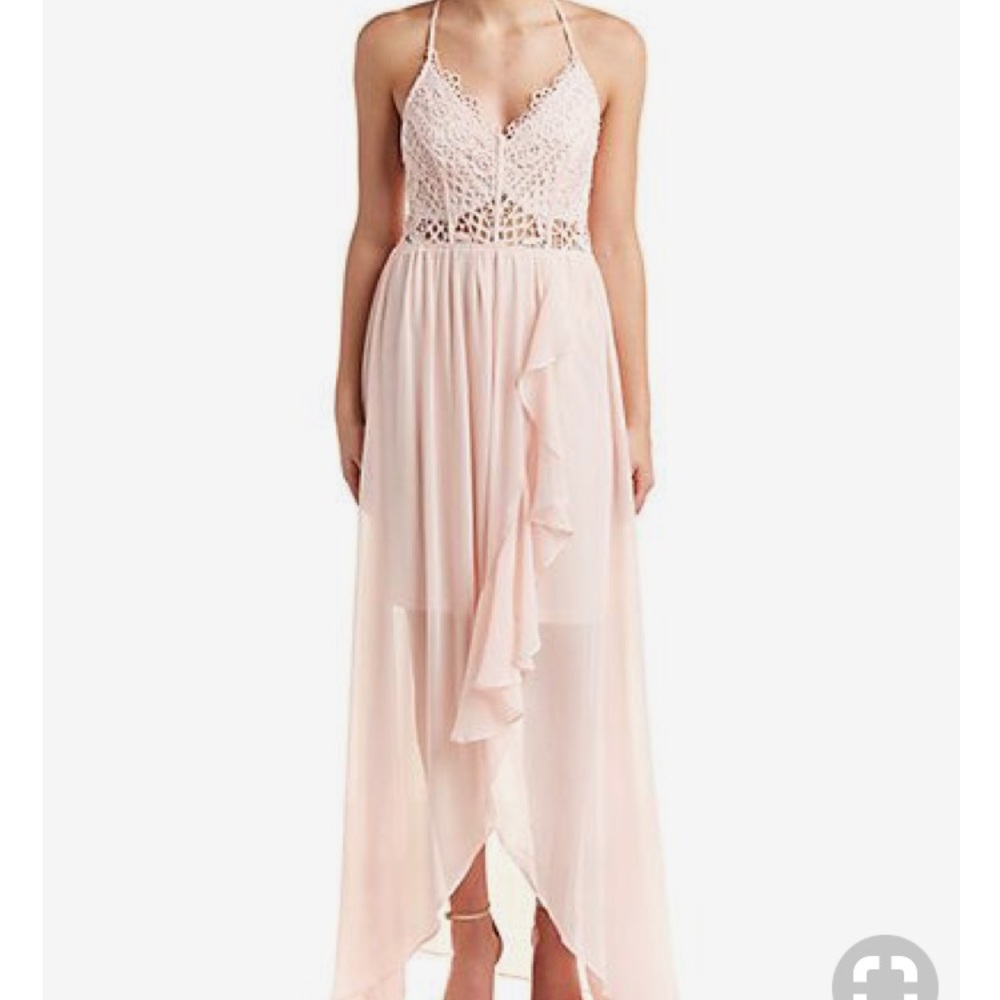 Worn Once! Soieblu chiffon maxi dress